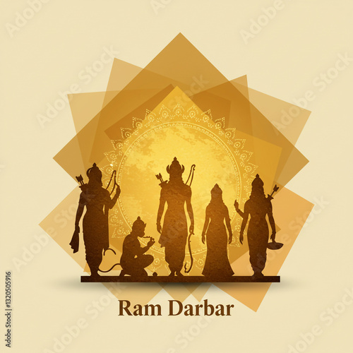 Ram Darbar Silhouette Illus...