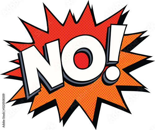 NO comic book style speech bubble