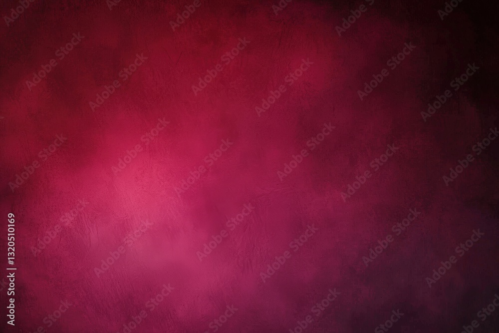 Fototapeta premium Dark Red Background with Gradient from Deep Burgundy to Rich Maroon for Textures, Scratched bright red paint