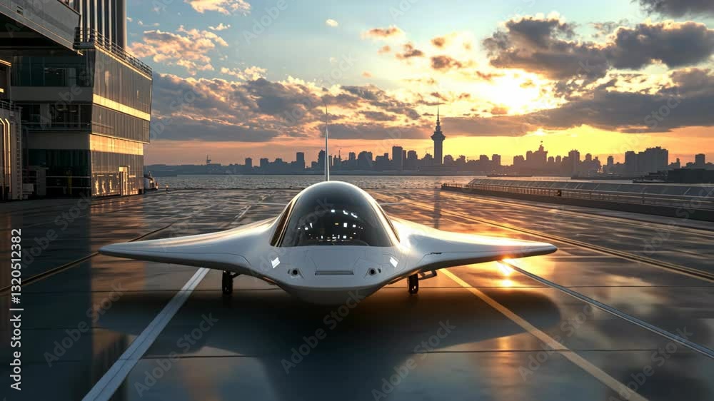 futuristic flying car fly over metropolis with high rise building, aerial view of urban city futuristic flying car fly over metropolis with high rise building, aerial view of urban city