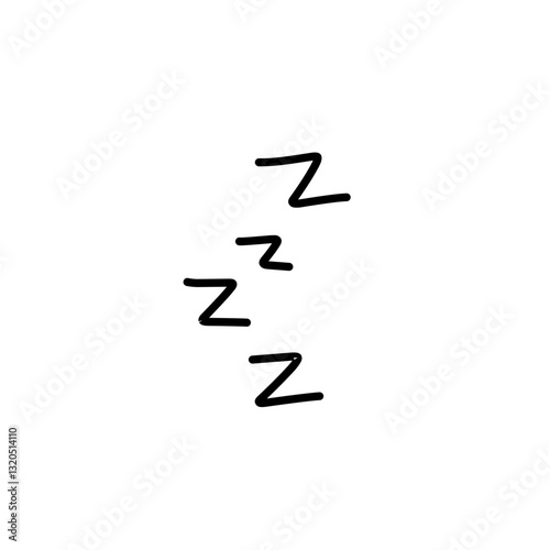 zzz sleep letter doodle 