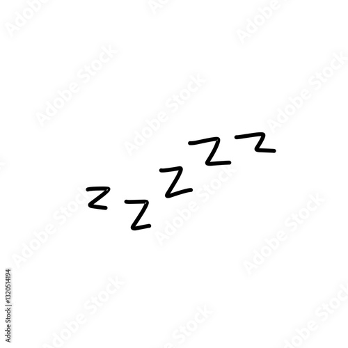 zzz sleep letter doodle 