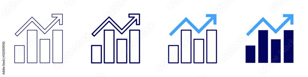 Increase coordination icon in 4 different styles. Thin Line, Line, Bold Line, Duotone. Duotone style. Editable stroke Increase coordination icon in 4 different styles. Thin Line, Line, Bold Line, Duotone. Duotone style. Editable stroke