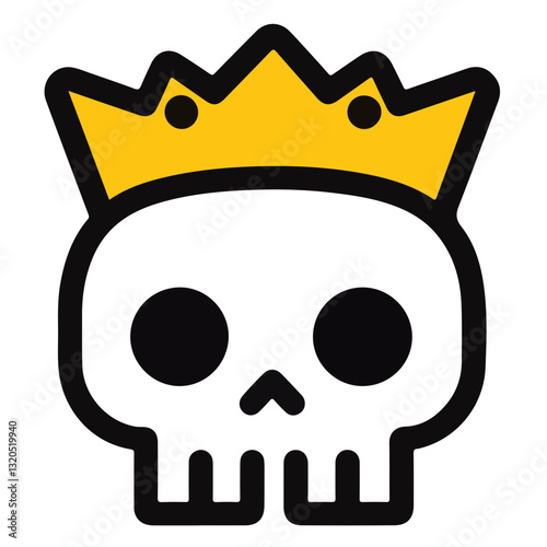 Crowned Skull Silhouette: A Powerful Symbol of Royalty and Rebellion