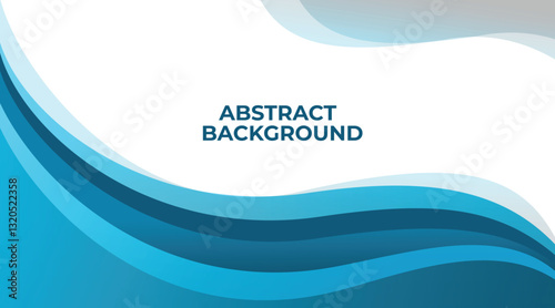 wave dark blue abstract background template design 