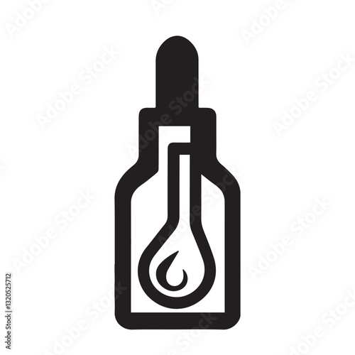 Homeopathy bottle vector