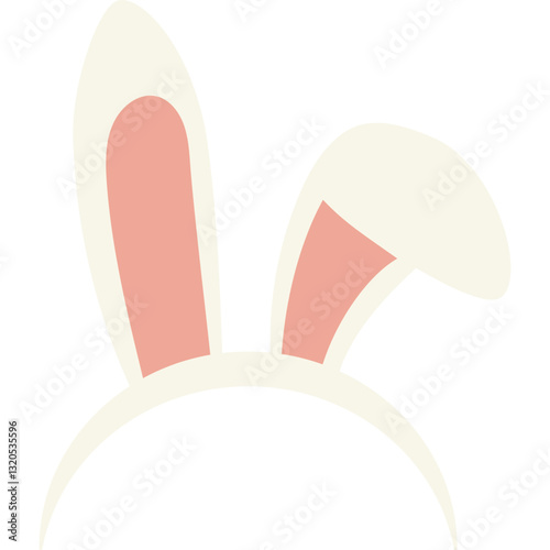 Bunny Ears Headband Illustration