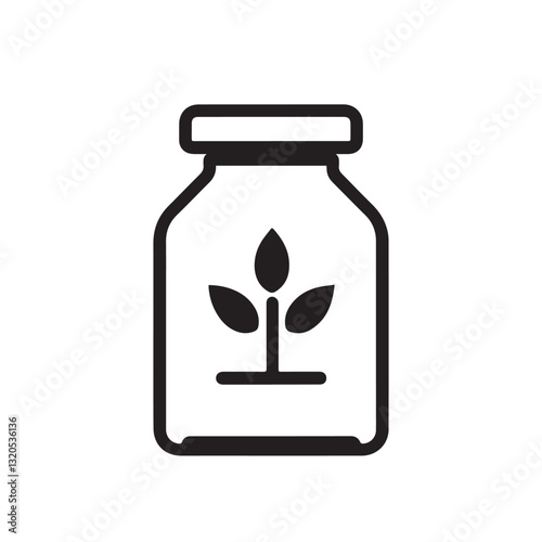 Homeopathy bottle vector