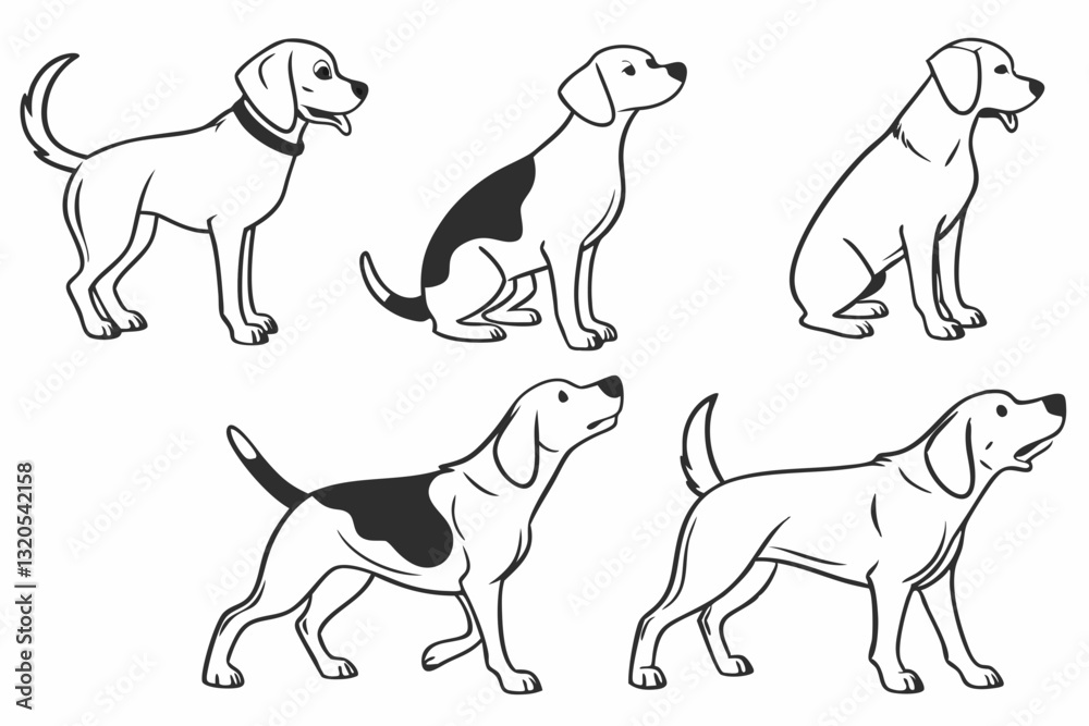 Pet dog icon symbol template for graphic and web design. Pet dog icon symbol template for graphic and web design.