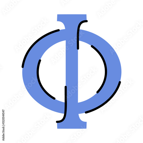 Phi Symbol Design