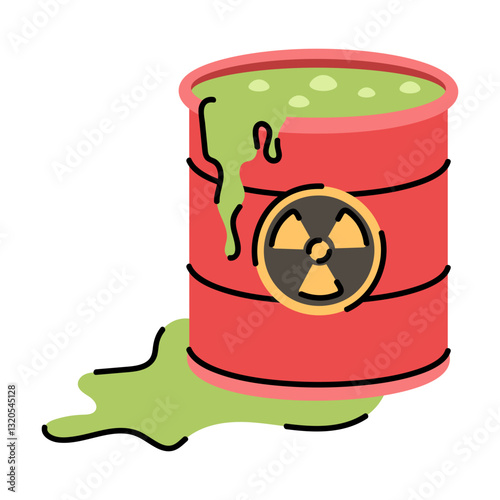 Hazardous Waste Barrel