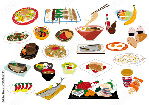 料理のイラスト