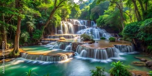 waterfall in the jungle