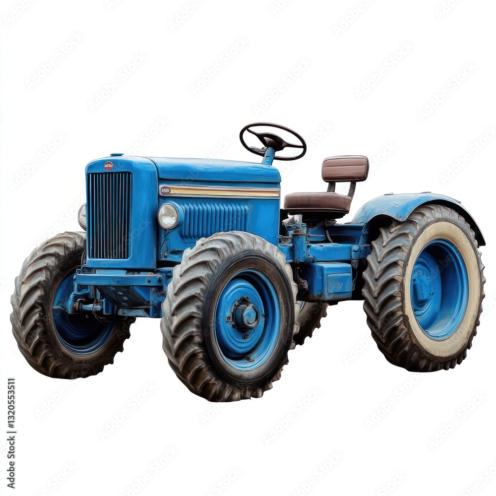Obraz premium Farm tractor transparent background