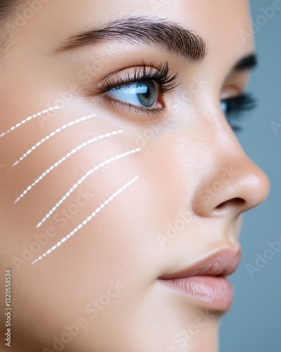 Portrait showcasing the rejuvenating effects of a skincare regimen for firmer skin and enhanced beauty