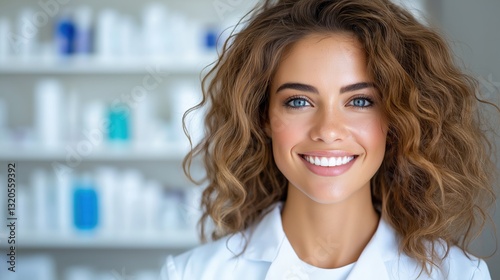 Woman gets guidance from pharmacist in healthcare setting filled with various medical supplies and products Free Download Woman gets guidance from pharmacist in healthcare setting filled with various medical supplies and products - GFXLoad