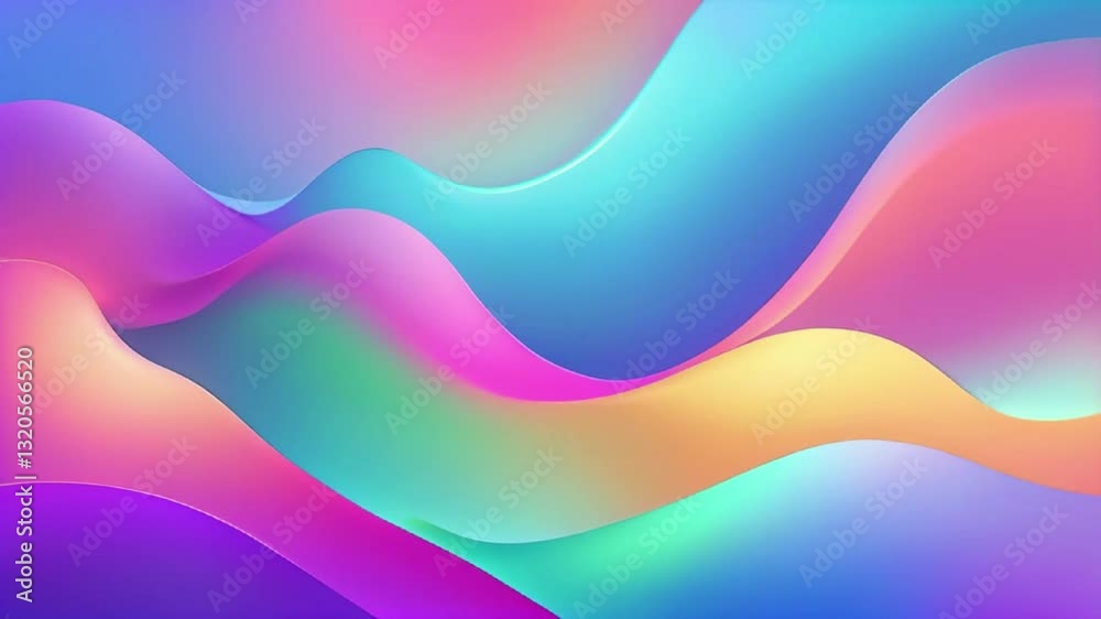 Motion 4K Video. Soft, flowing waves of pastel hues blend in a smooth, abstract design. Modern, vibrant, and visually appealing. Motion 4K Video. Soft, flowing waves of pastel hues blend in a smooth, abstract design. Modern, vibrant, and visually appealing.