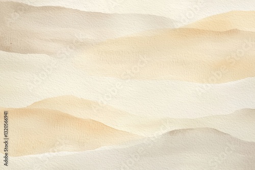 Soft Beige Watercolor Background in Neutral Tones ,Abstract beige watercolor painting with grunge brush in earth tone color, watercolor paper texture background,Scratched bright red paint