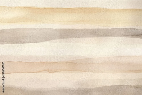 Soft Beige Watercolor Background in Neutral Tones ,Abstract beige watercolor painting with grunge brush in earth tone color, watercolor paper texture background,Scratched bright red paint