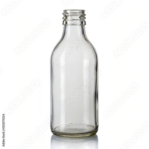 Wallpaper Mural Empty Glass Bottle Isolated On Transparent Or White Background, Cutout Png Torontodigital.ca