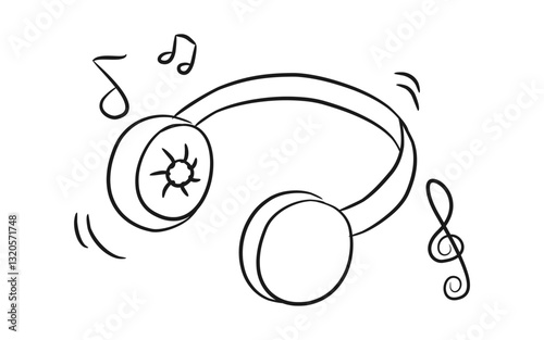 Wireless Headphone with Tunes Around