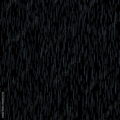 heavy rain looping over black background. Isolated Rain Loop on Black and green screen