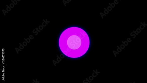 looping ball animation with various colors