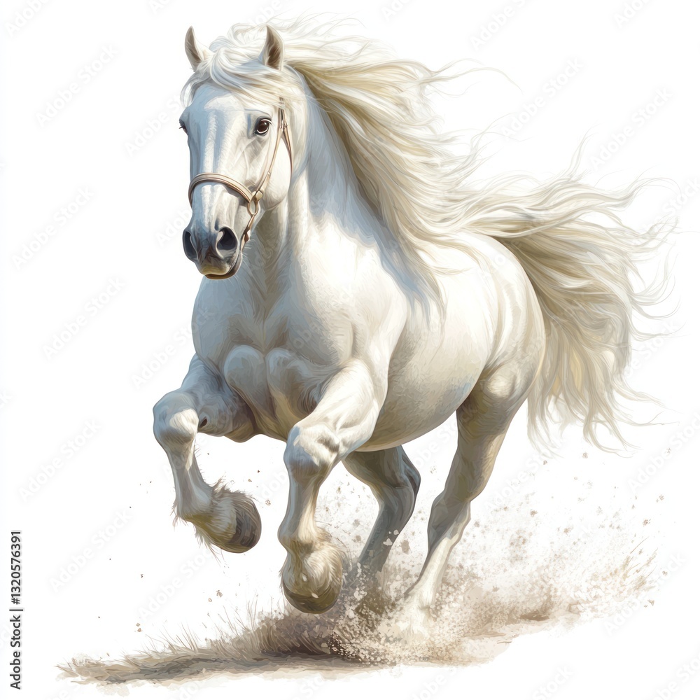 Obraz premium Horse running transparent PNG