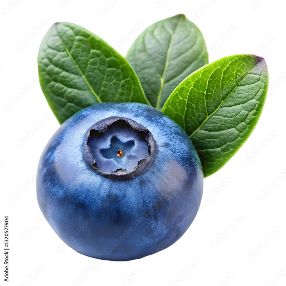 Obraz premium Bilberry fruit isolated on transparent background 