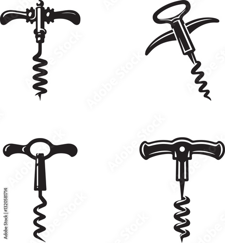 Corkscrew Silhouettes Collection - Classic and Contemporary Designs