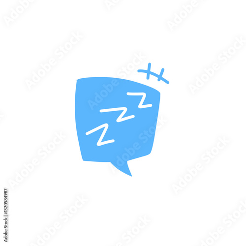 zzz sleep bubble vector elements