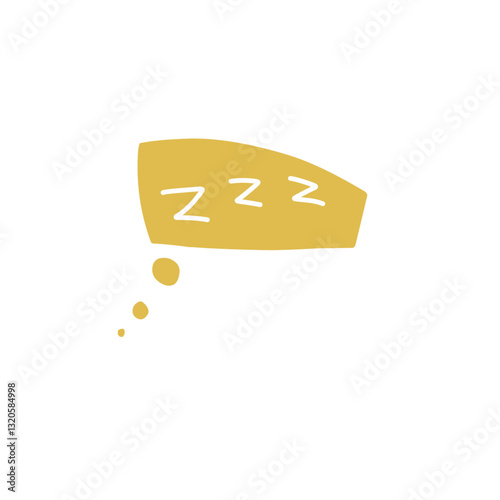 zzz sleep bubble vector elements