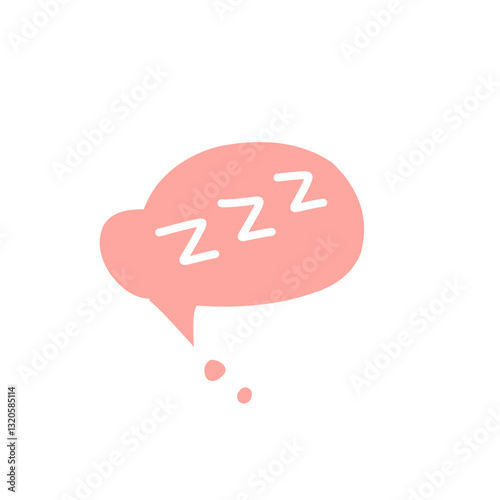 zzz sleep bubble vector elements