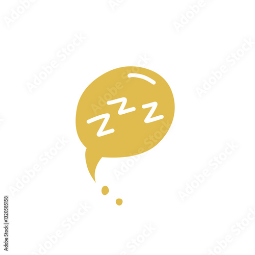 zzz sleep bubble vector elements