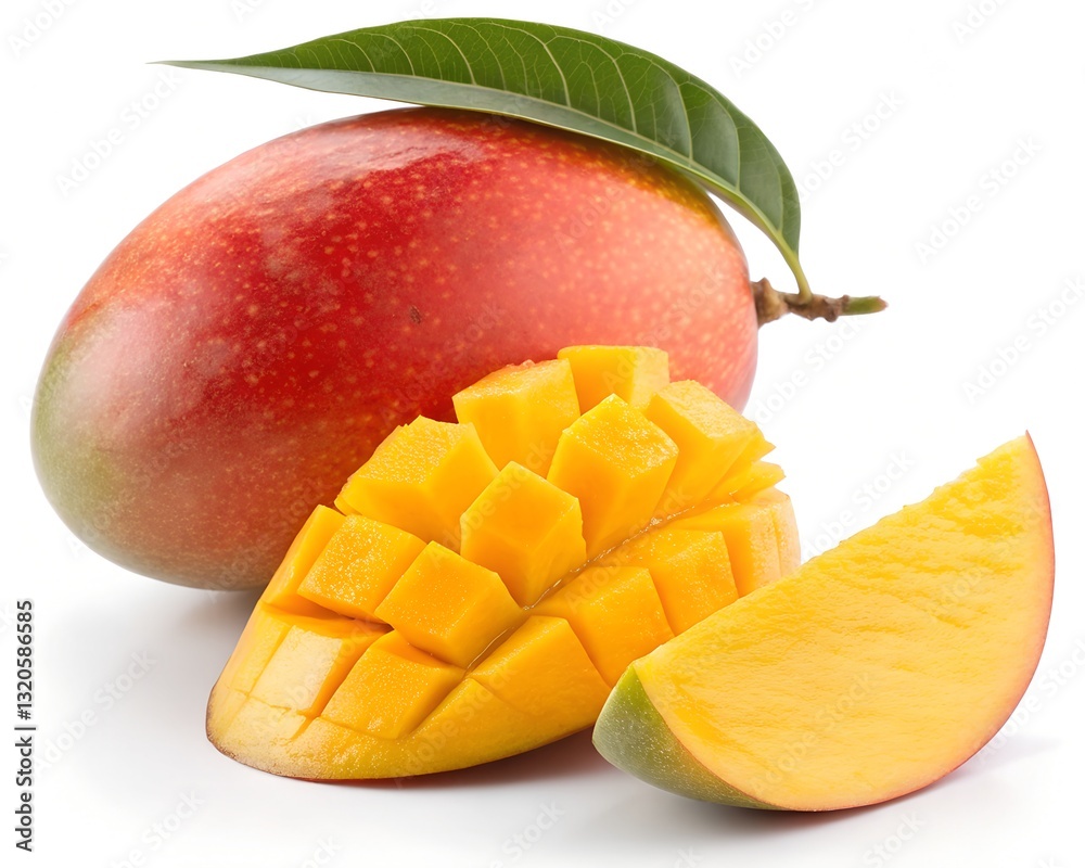 mango with leaf mango with leaf