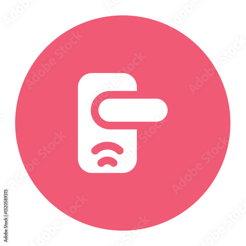smart door icon for illustration