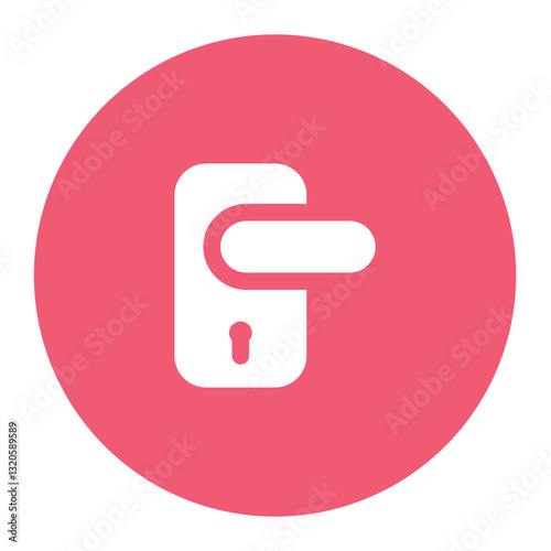 door handle icon for illustration