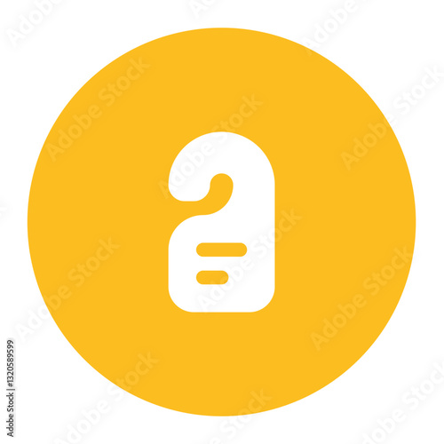 door hanger icon for illustration