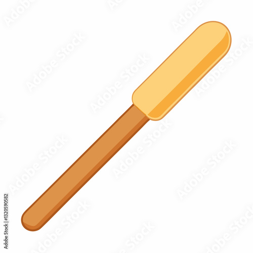 disposable tongue depressor made of smooth wood  