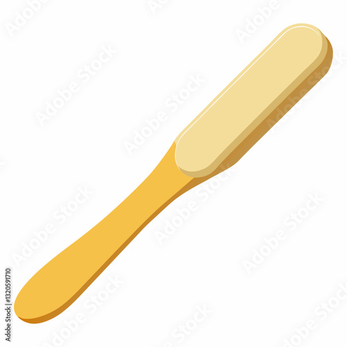 disposable tongue depressor made of smooth wood  