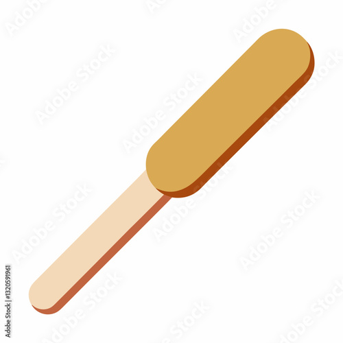 disposable tongue depressor made of smooth wood  
