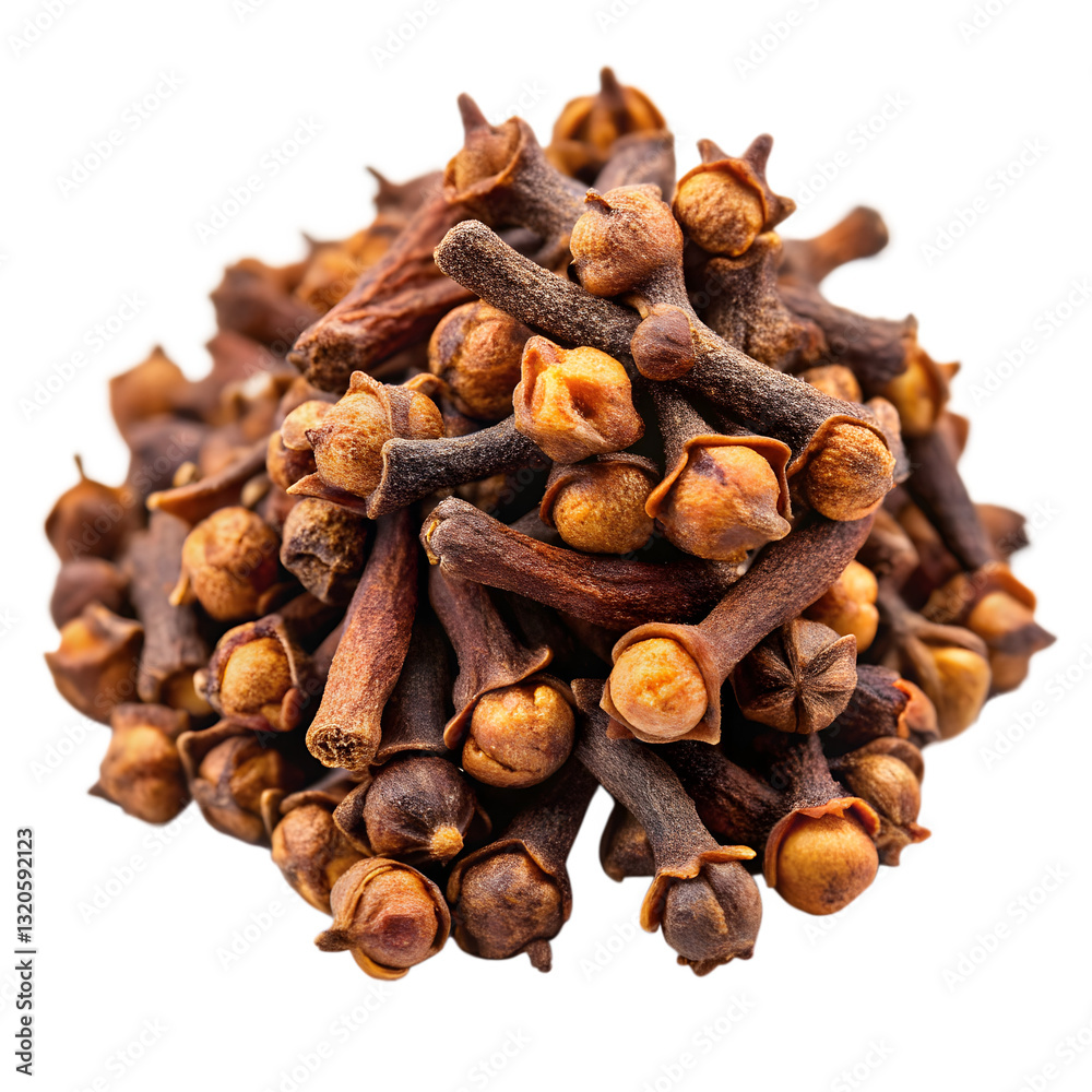 Fototapeta premium Clove isolated on transparent background 
