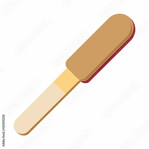 disposable tongue depressor made of smooth wood  