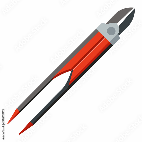 precision tweezers with a fine tip grip