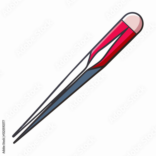 precision tweezers with a fine tip grip