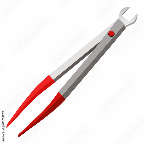 precision tweezers with a fine tip grip