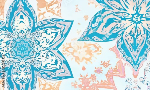 seamless pattern with flowers