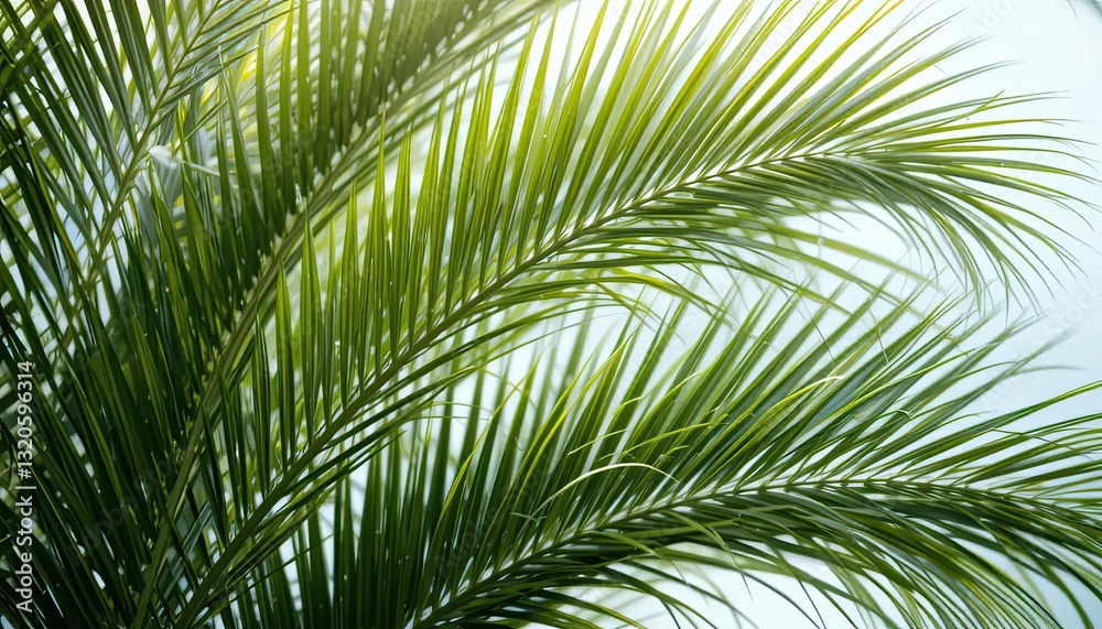 Palm fronds sway elegantly, symbolizing timeless beauty and tropical allure.

