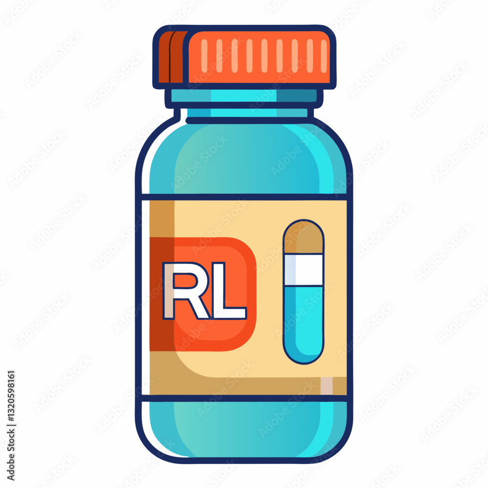 Fototapeta premium bottle of pills