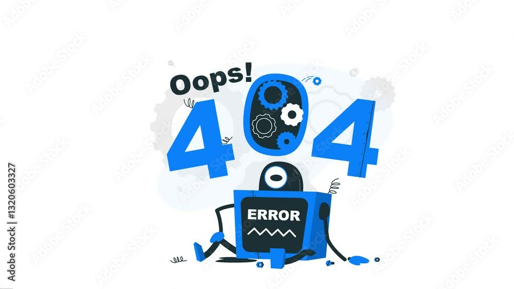 web site page error 404 Animation ,  404 not found, internet, wrong page, animation, motion picture, web, surfing , Page Not Found  , 404 Error Animation , Described by Funny And Entertaining Way, Usi